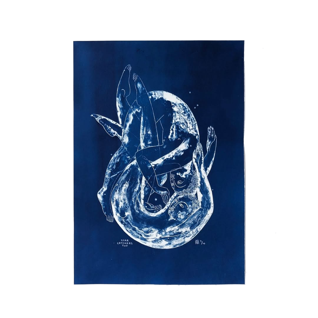 Cyanotype print | Star Catchers II
