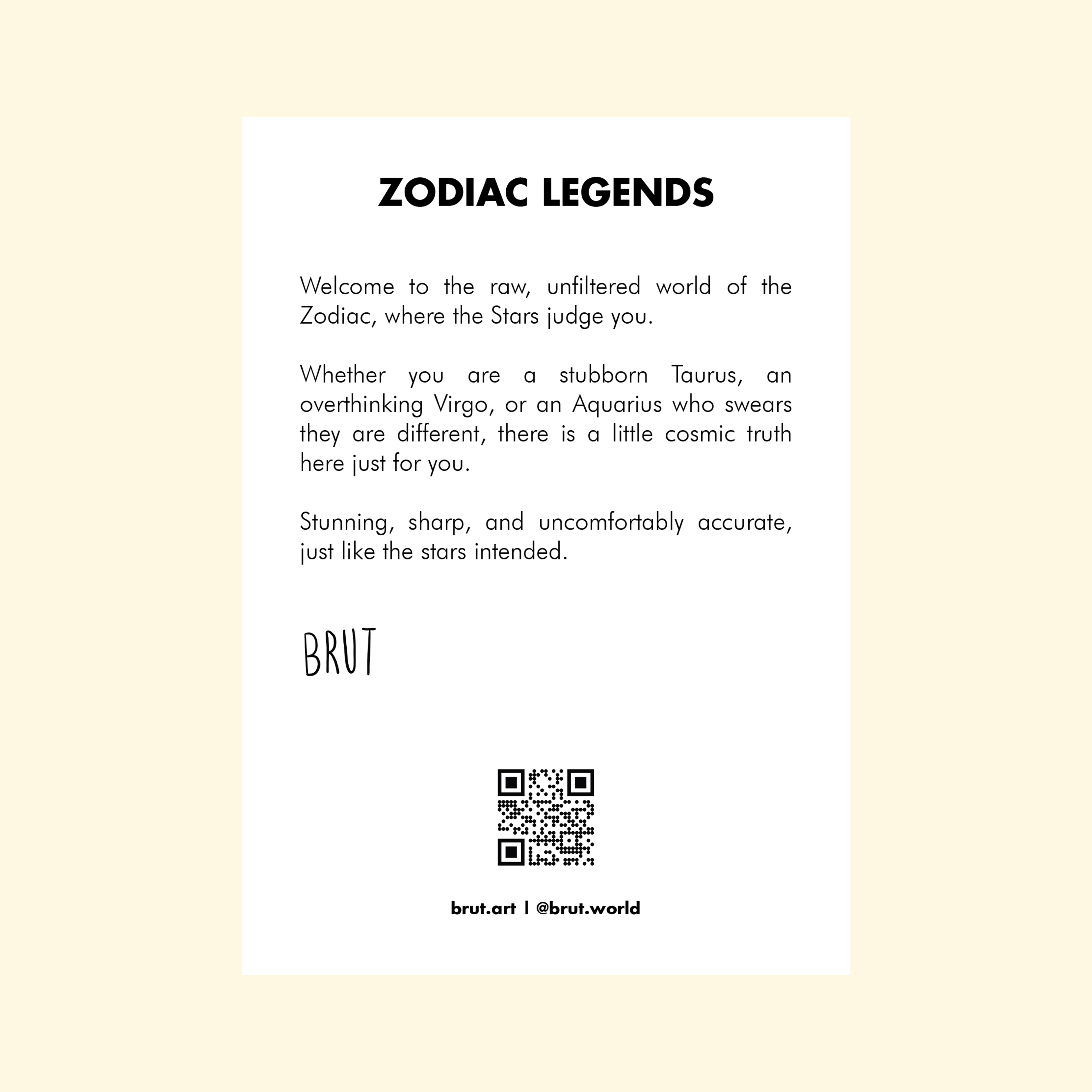 STAR SIGNS ZODIAC | POSTCARDS SET