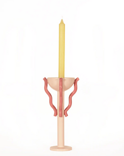 Corallo ceramic candle holder by Arianna de Luca, available at www.cuemars.com