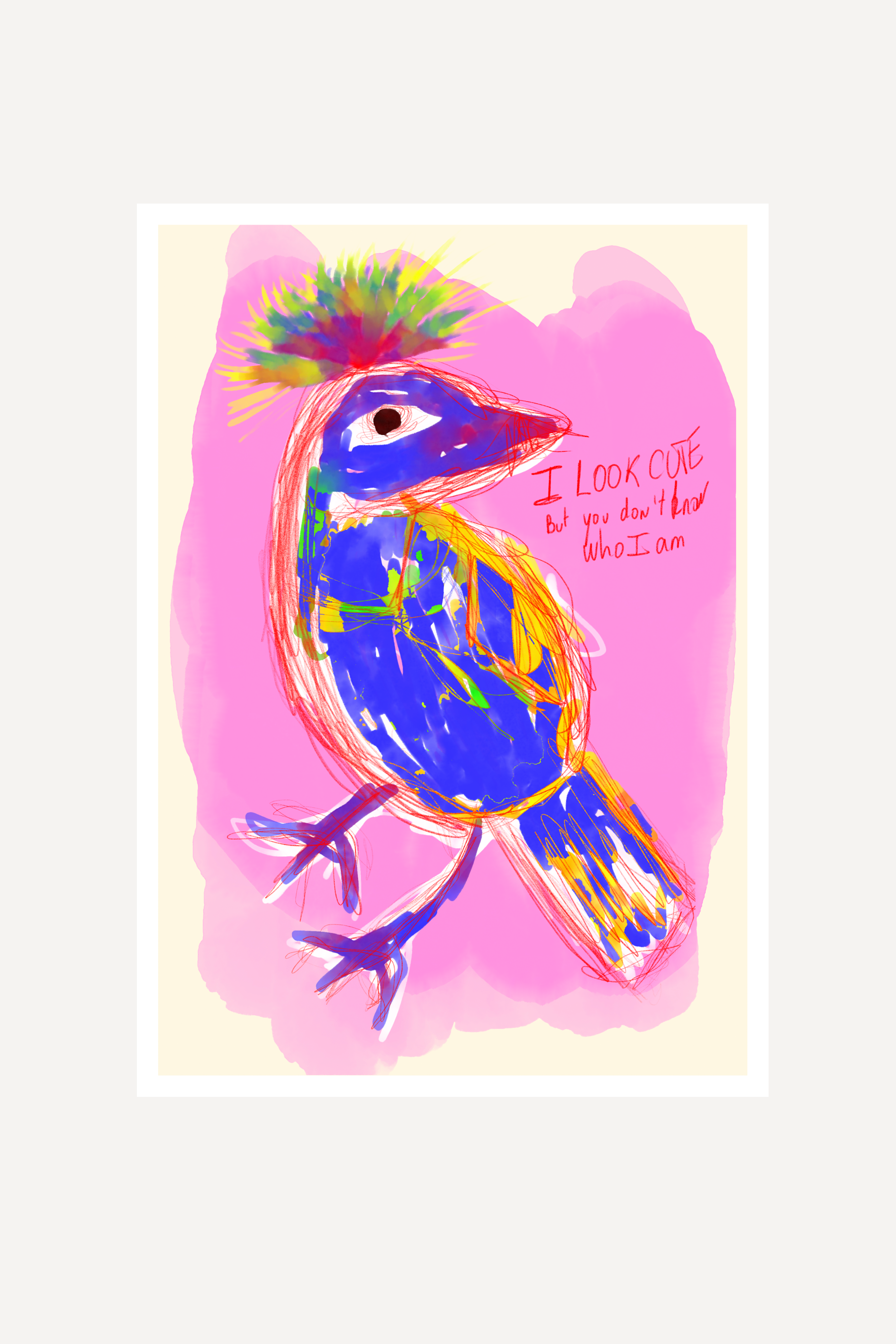 I look cute | Print