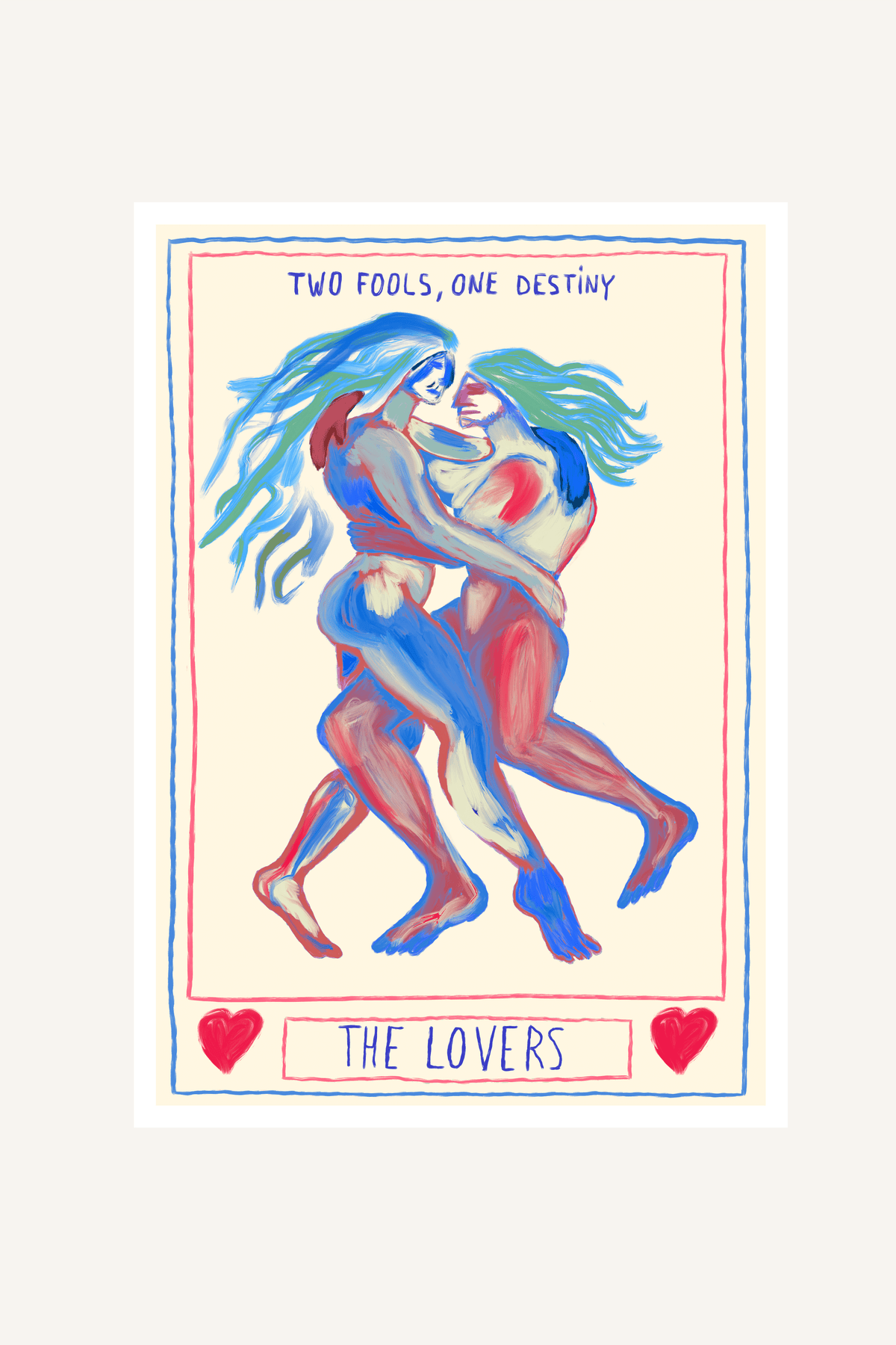 Tarot - The lovers | Print