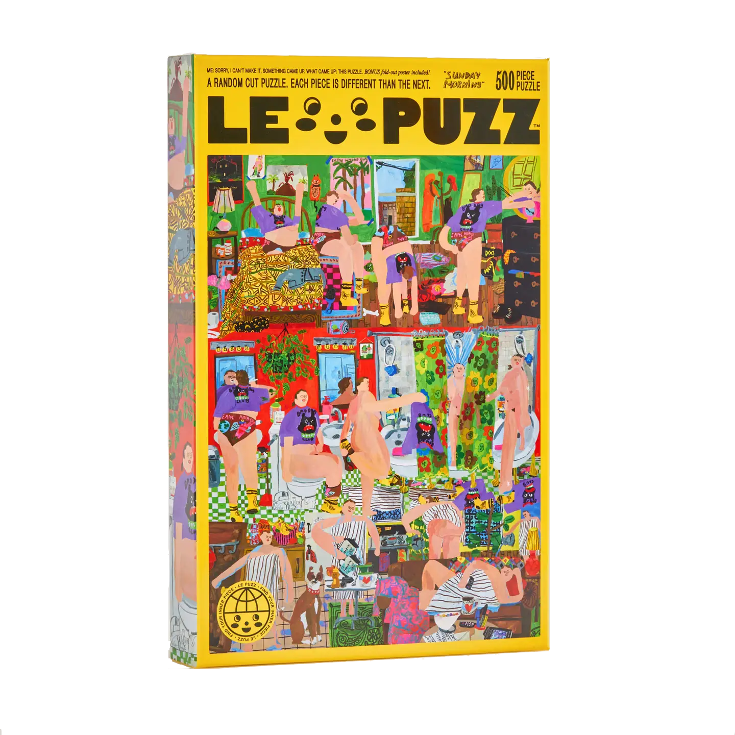 Le Puzz «Sunday Morning» 500-Piece Jigsaw Puzzle – Artful Sunday Chill