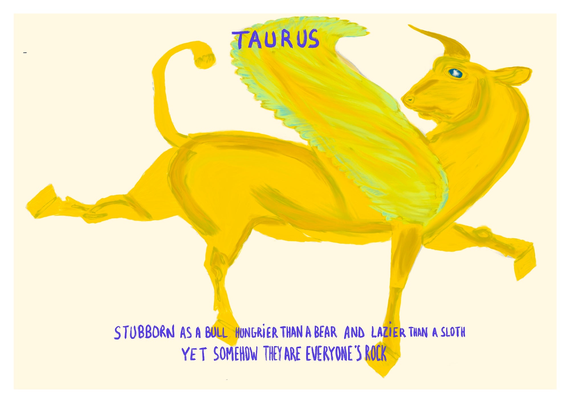Taurus zodiac print by Brut – grounded and luxurious star sign wall art