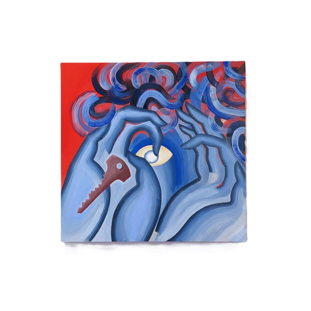 tom-berry-keyhole-original-acrylic-painting-on-wood-cuemars