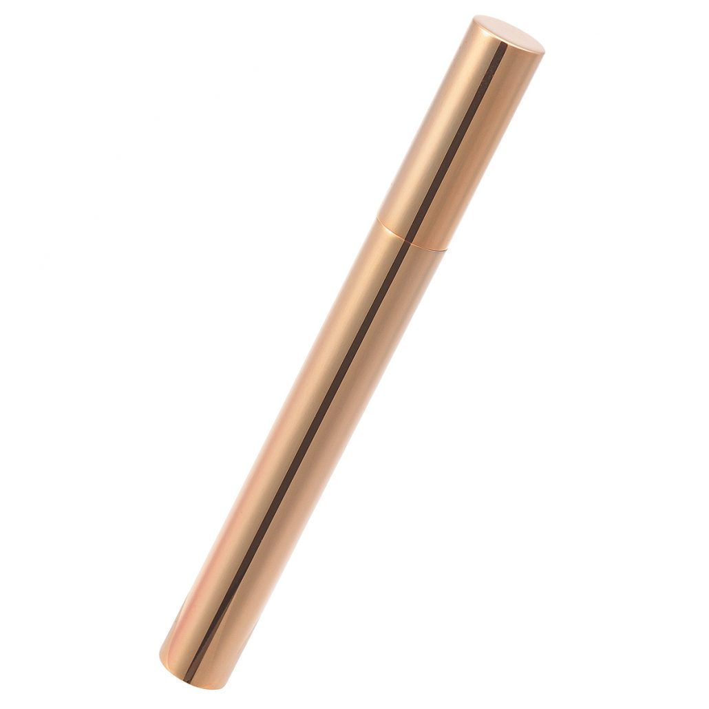 Slim Stick petrol lighter in metallic rose gold by Japanese makers Tsubota Pearl, available at www.cuemars.com