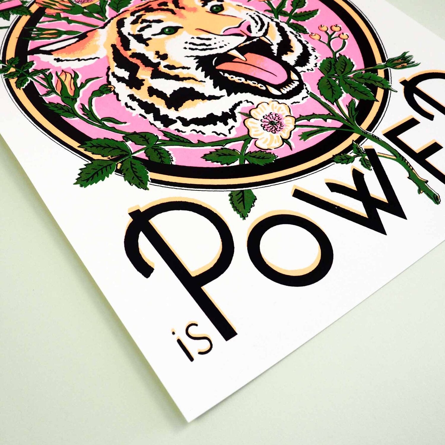 A2 Silk Screen Print - LOVE IS POWER