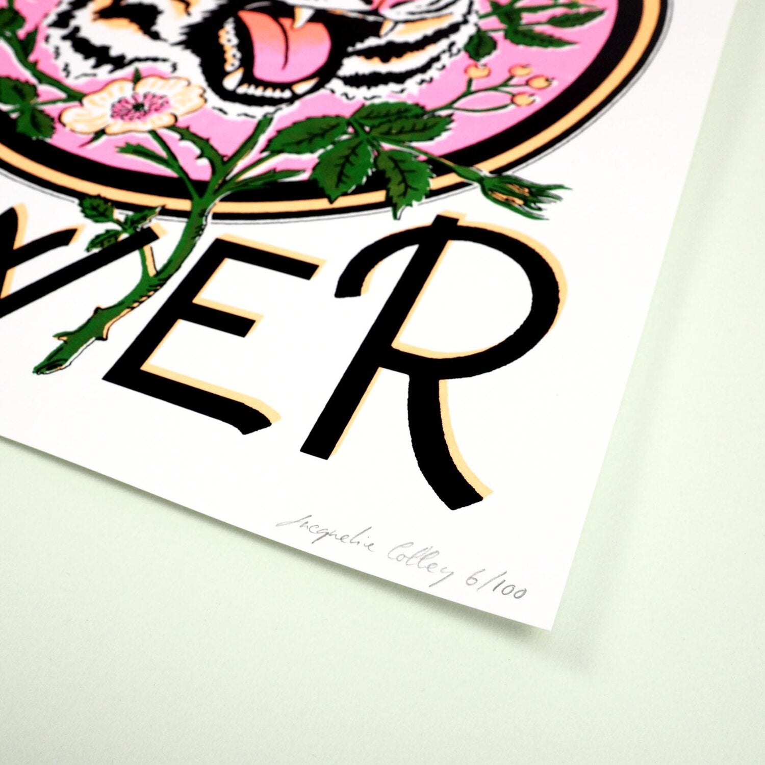 A2 Silk Screen Print - LOVE IS POWER