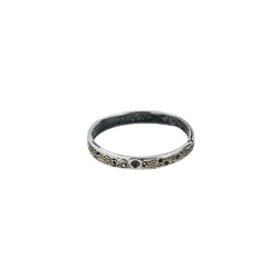 moon crater ring handmade in oxidised silver by London based jewellery designer Momocreatura. Available at www.cuemar.com