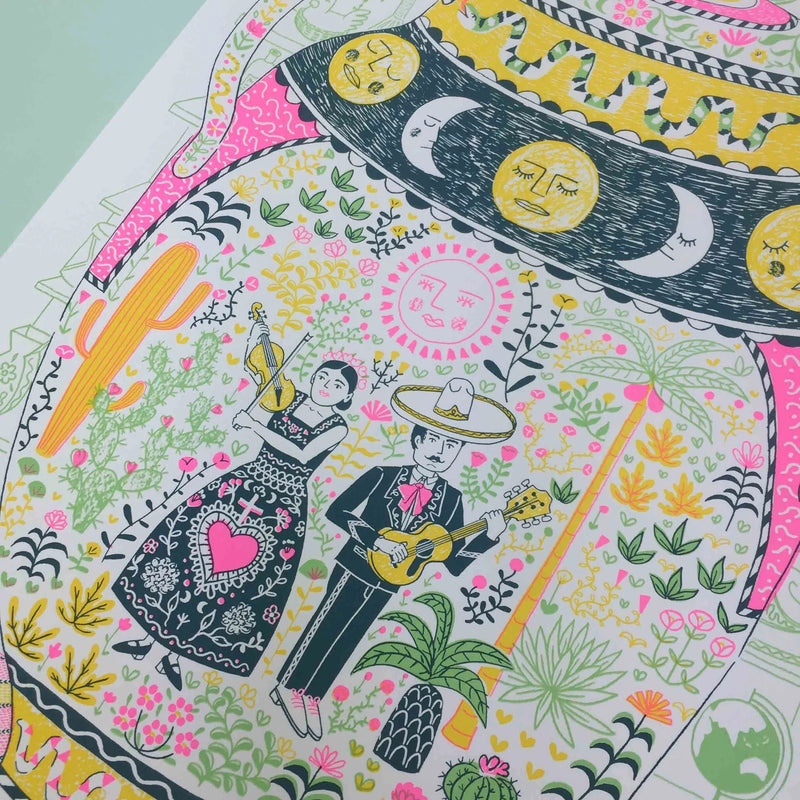 Rare-Artefacts-Silk-Screen-Print-Jacqueline-Colley-cuemars