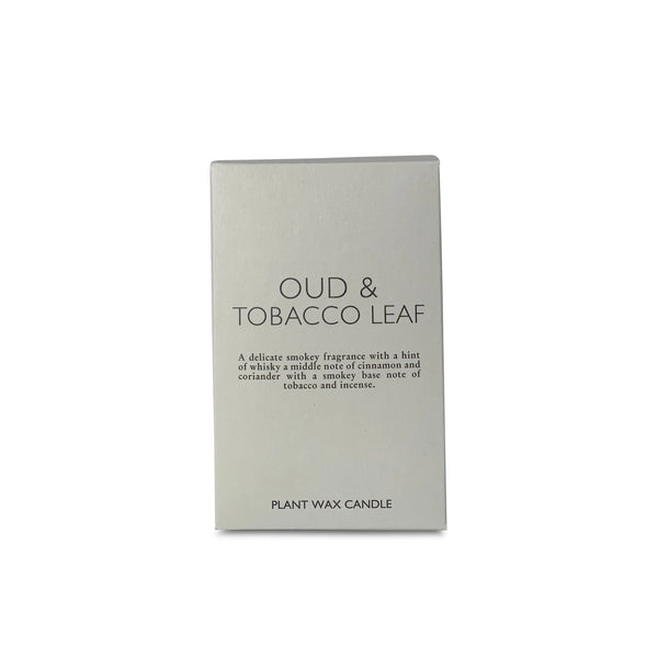 Ceramic candle | Oud & Tobacco Leaf cemars