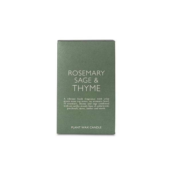 Ceramic candle | Rosemary, Sage & Thyme cuemars