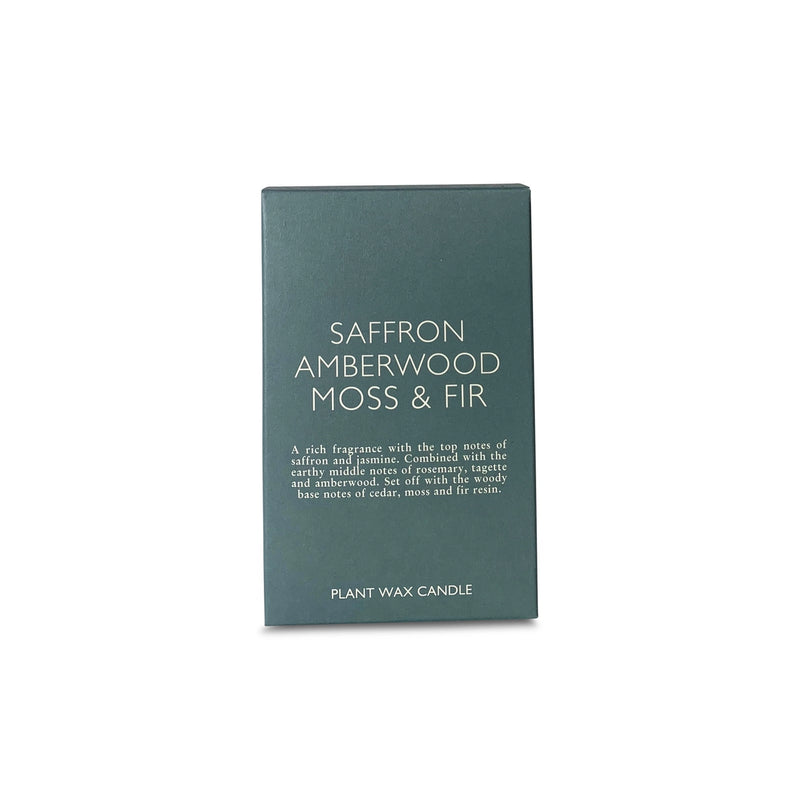 Ceramic candle | Saffron, Amber, Moss  & Fir cuemars