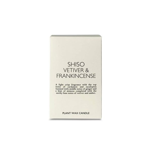 Ceramic candle | Shiso, Vetiver & Frankincense cuemars
