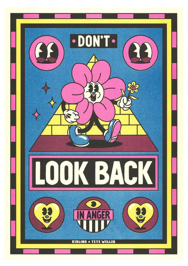 KIBLIND-Atelier-yeye-weller-oasis-don-t-look-back-in-anger-riso-print-cuemars