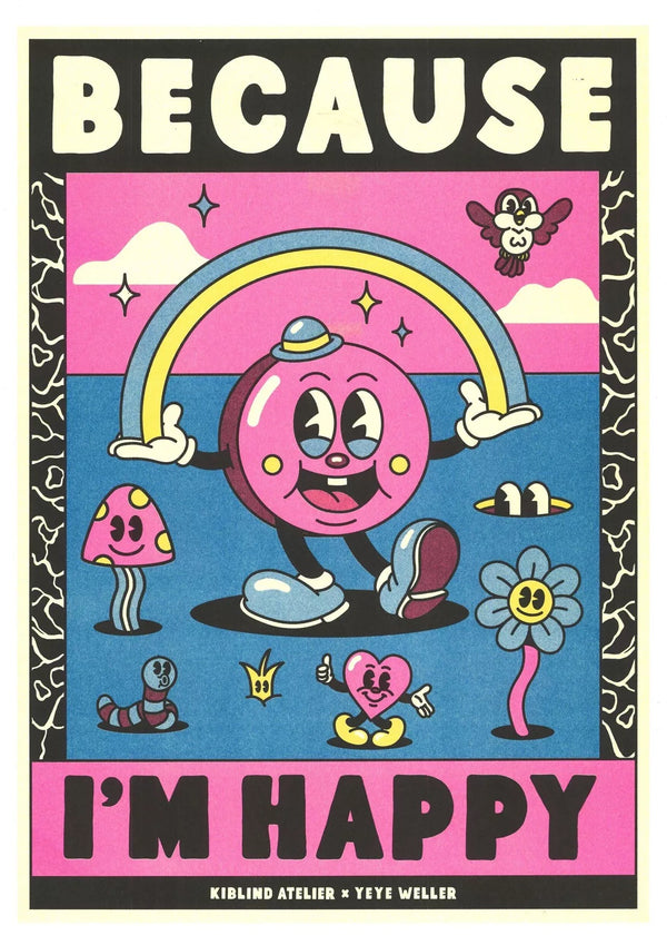 KIBLIND-Atelier-yeye-weller-pharrell-williams-because-i-m-happy-riso-print-cuemars