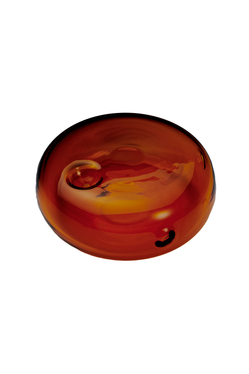 Glass honey coloured pipe designed by independent brand Laundry Day, available at www.cuemars.com