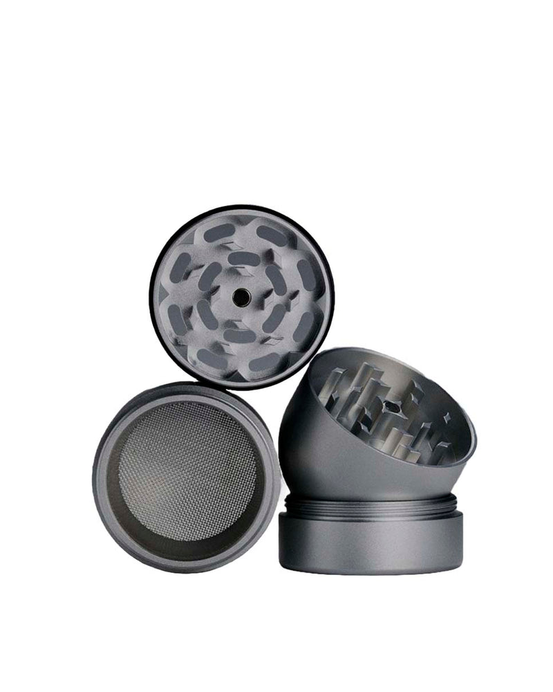 Ergonomic grinder in aluminium by Laundry Day, available at www.cuemars.com