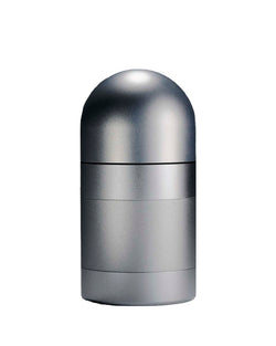 Ergonomic grinder in aluminium by Laundry Day, available at www.cuemars.com