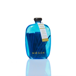 100 matches in a blue glass bottle by British brand Maegen, available at www.cuemars.com
