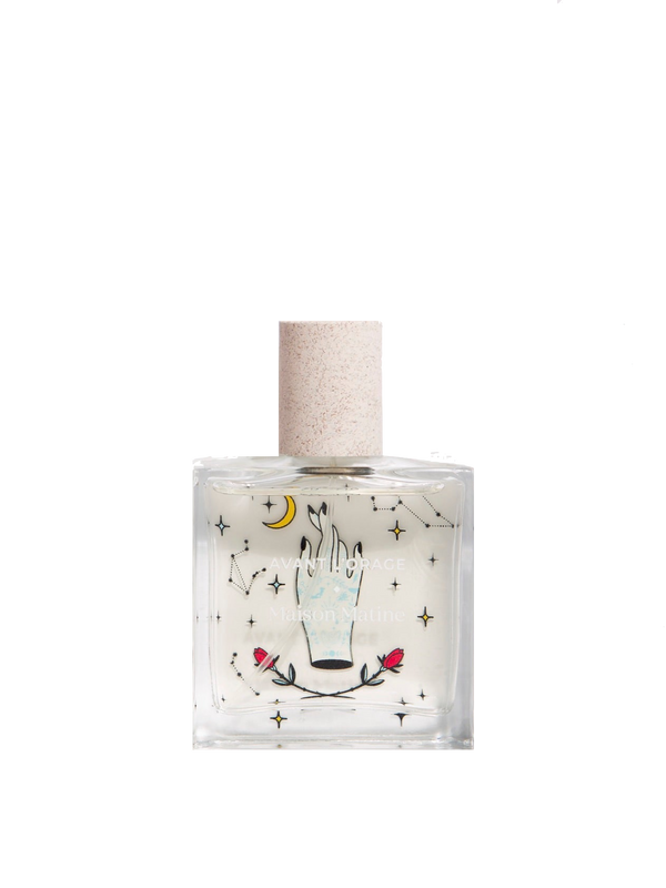 Bottle of perfume by Maison Matin available at www.cuemars.com
