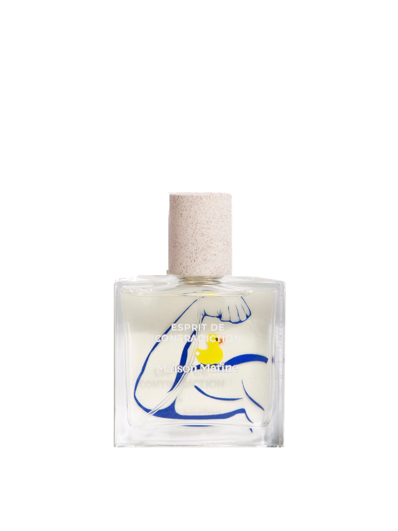Bottle of perfume by Maison Matin available at www.cuemars.com