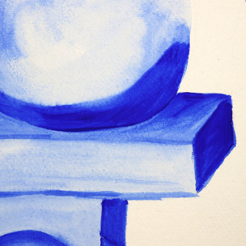 Margiana-original-painting-acrylic-on-paper-blue-vase-studyI-cuemars