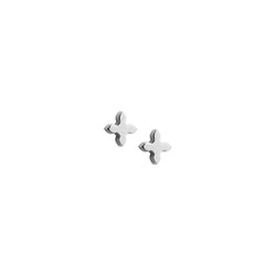 Nocturnal Shadow Earrings Medium in Silver by Nina Ullrich for www.cuemars.com