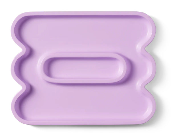 Resin tray lilac catchall by Spanish design brand Octaevo, available at www.cuemars.com
