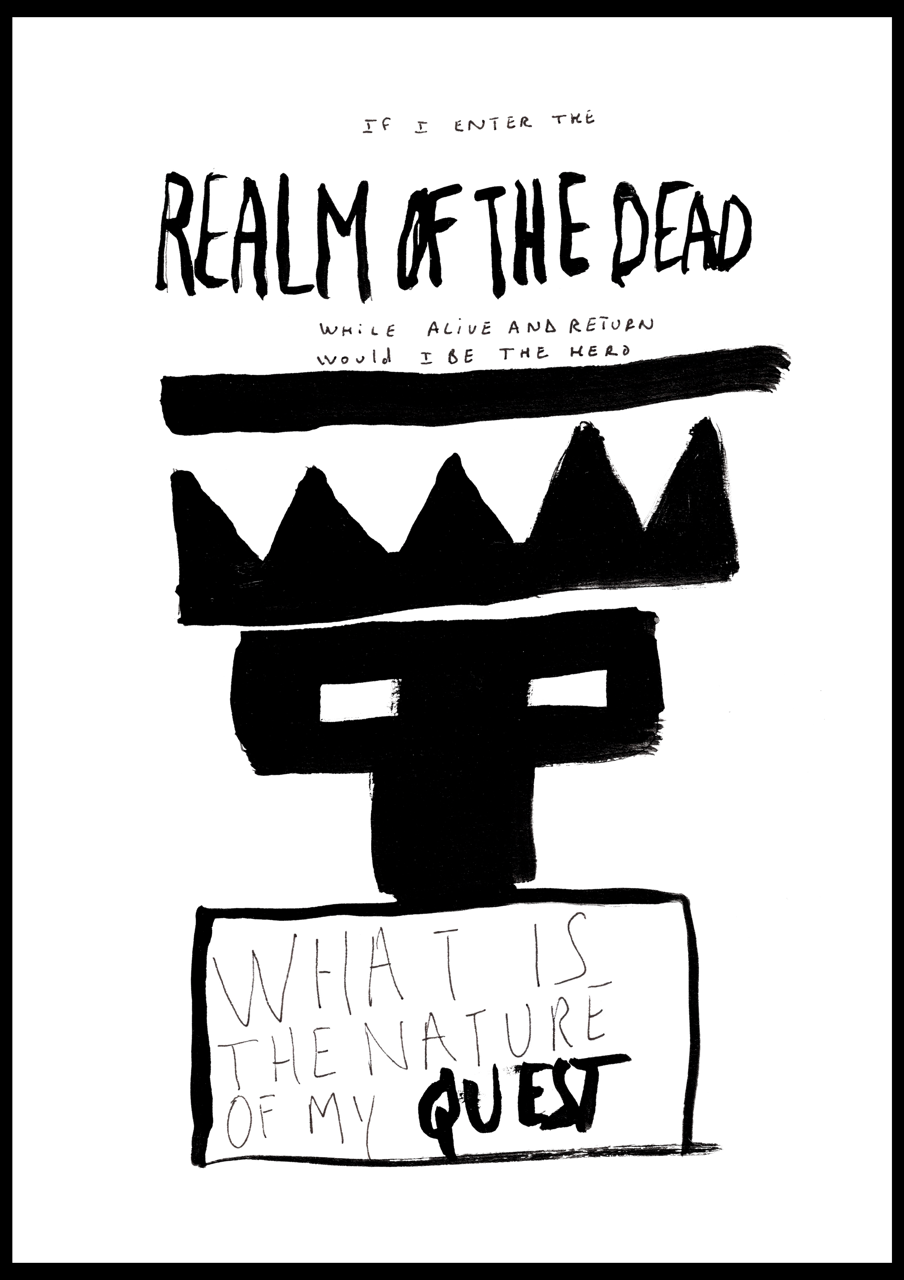 The realm of the dead | screen print - limited edition