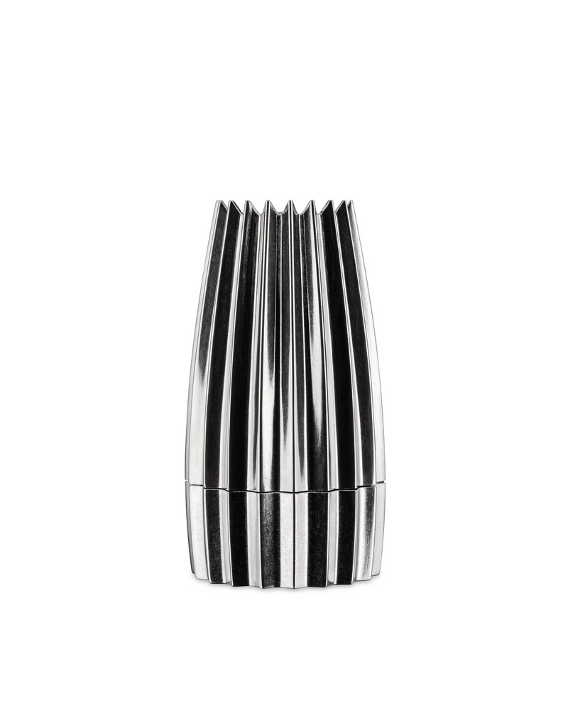 Aluminium contemporary spice sal and pepper grinder by Alessi, available at www.cuemars.com
