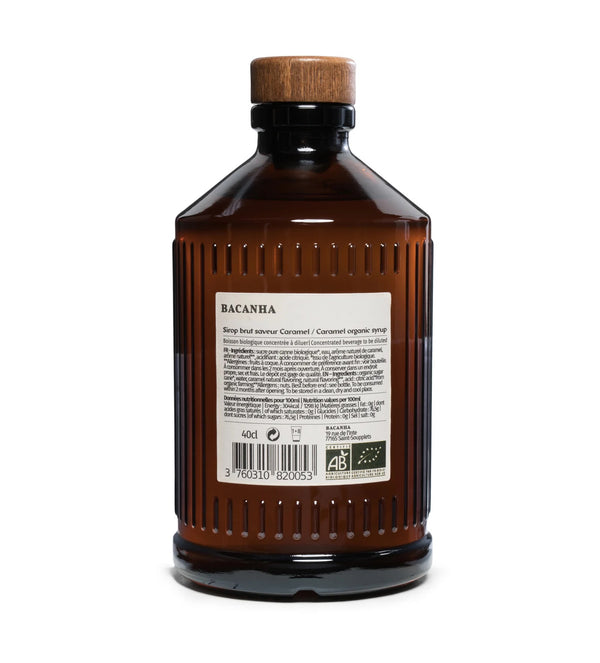 natural syrups by French company Bacanha, available at www.cuemars.com