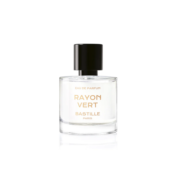 Bastille Paris perfume Rayon Vert, reminiscent of walking on grass barefoot, available at www.cuemars.com