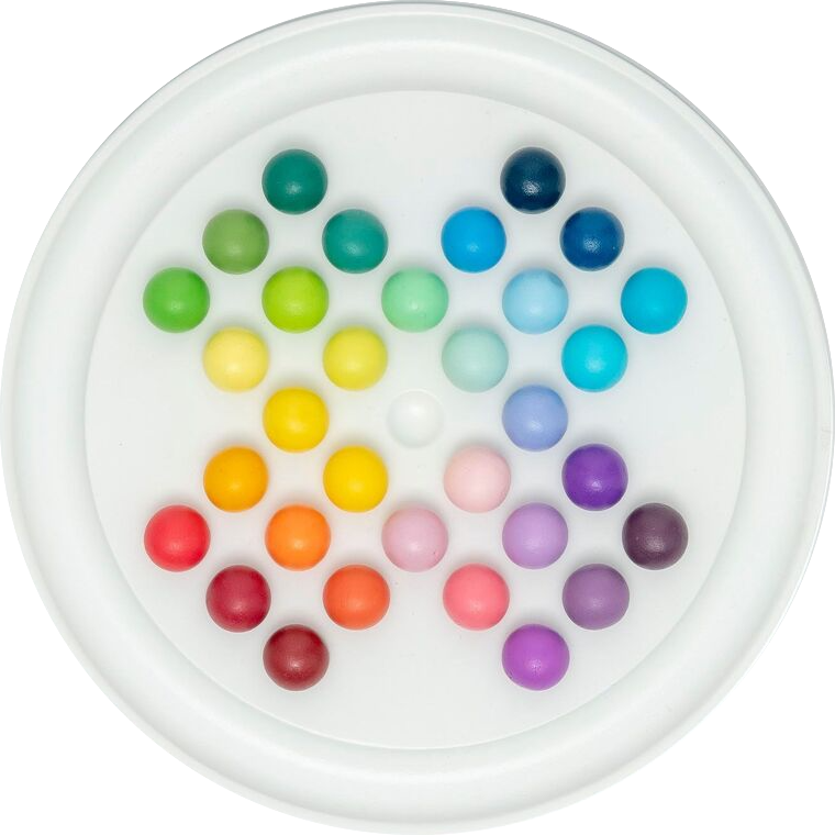 Colourful Gradient Wooden Solitaire, by British homeware brand Block Design, available at www.cuemars.com