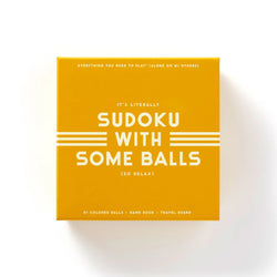 Wooden ball sudoku game set available at www.cuemars.com