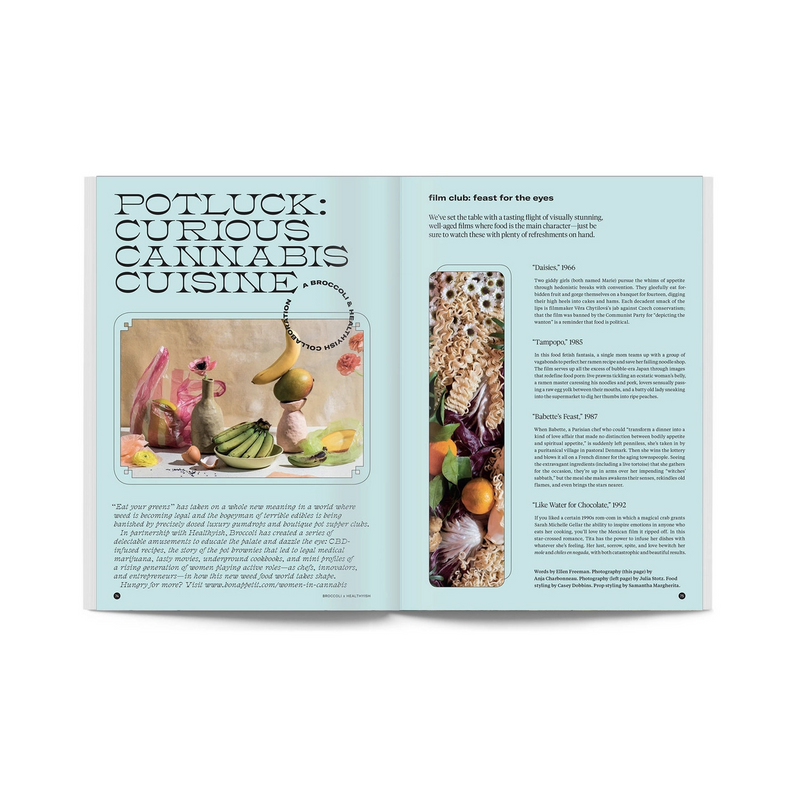 broccoli cannabis cuisine article by Broccoli Mag, available at www.cuemars.com