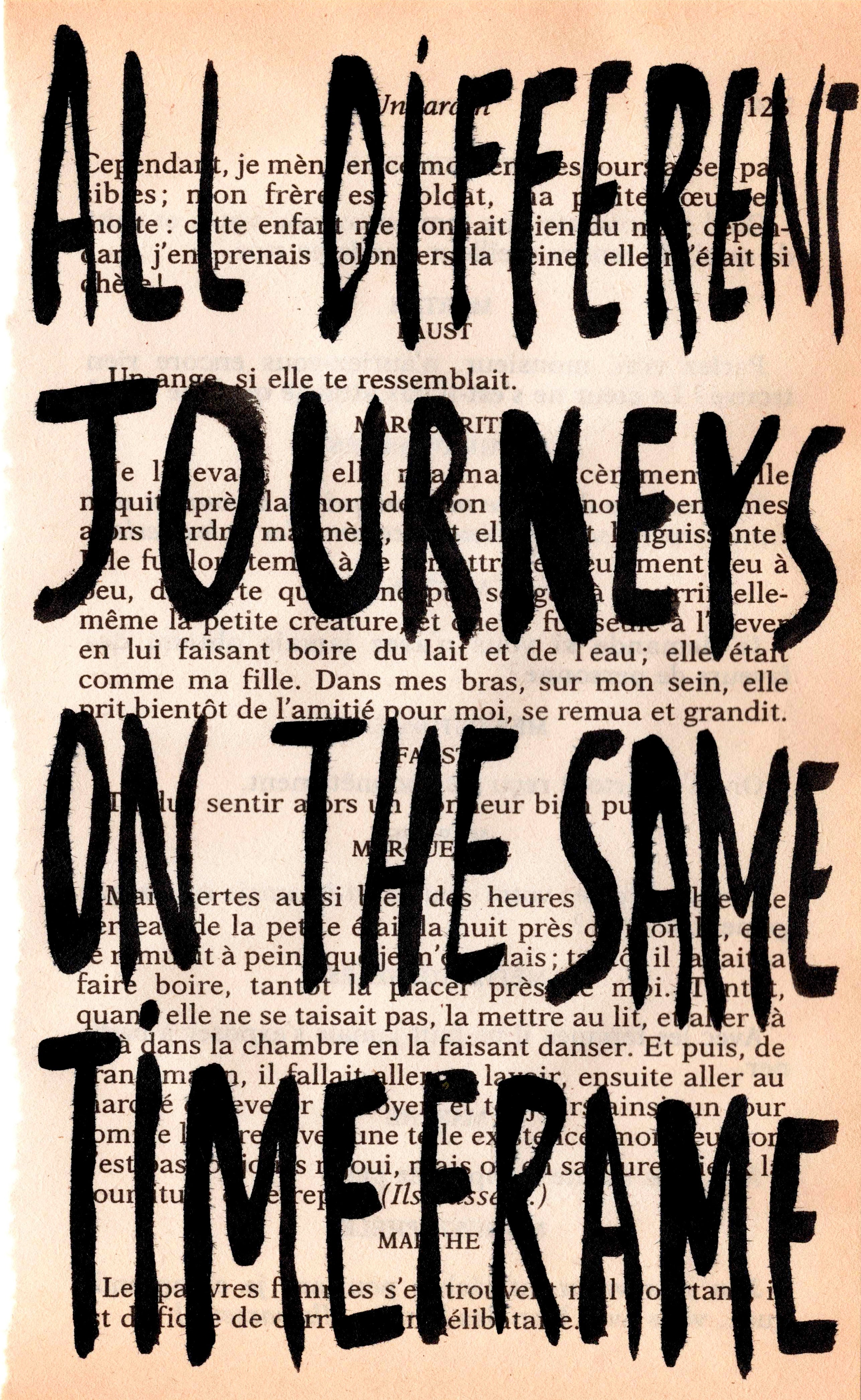 All different journeys on the same timeframe | Charlotte Denise ...
