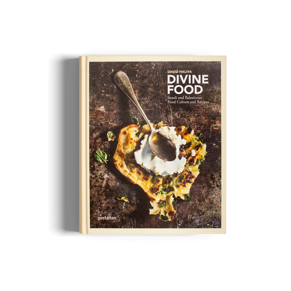 Divine Food cookbook featuring Israeli and Palestinian recipes and food culture, published by Gestalten in 2016, available at www.cuemars.com