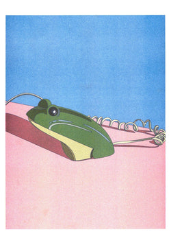 Riso Print for Ana Popescu Kiblind Atelier available at www.cuemars.com