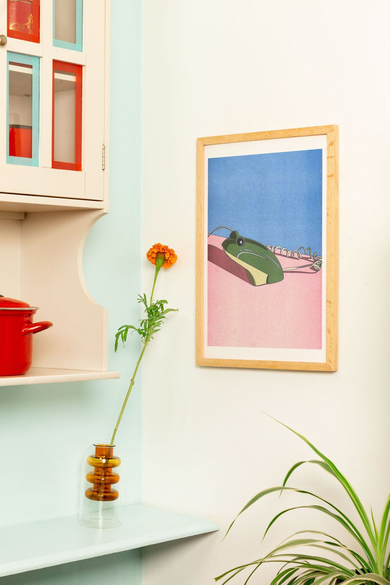 Riso Print for Ana Popescu Kiblind Atelier available at www.cuemars.com