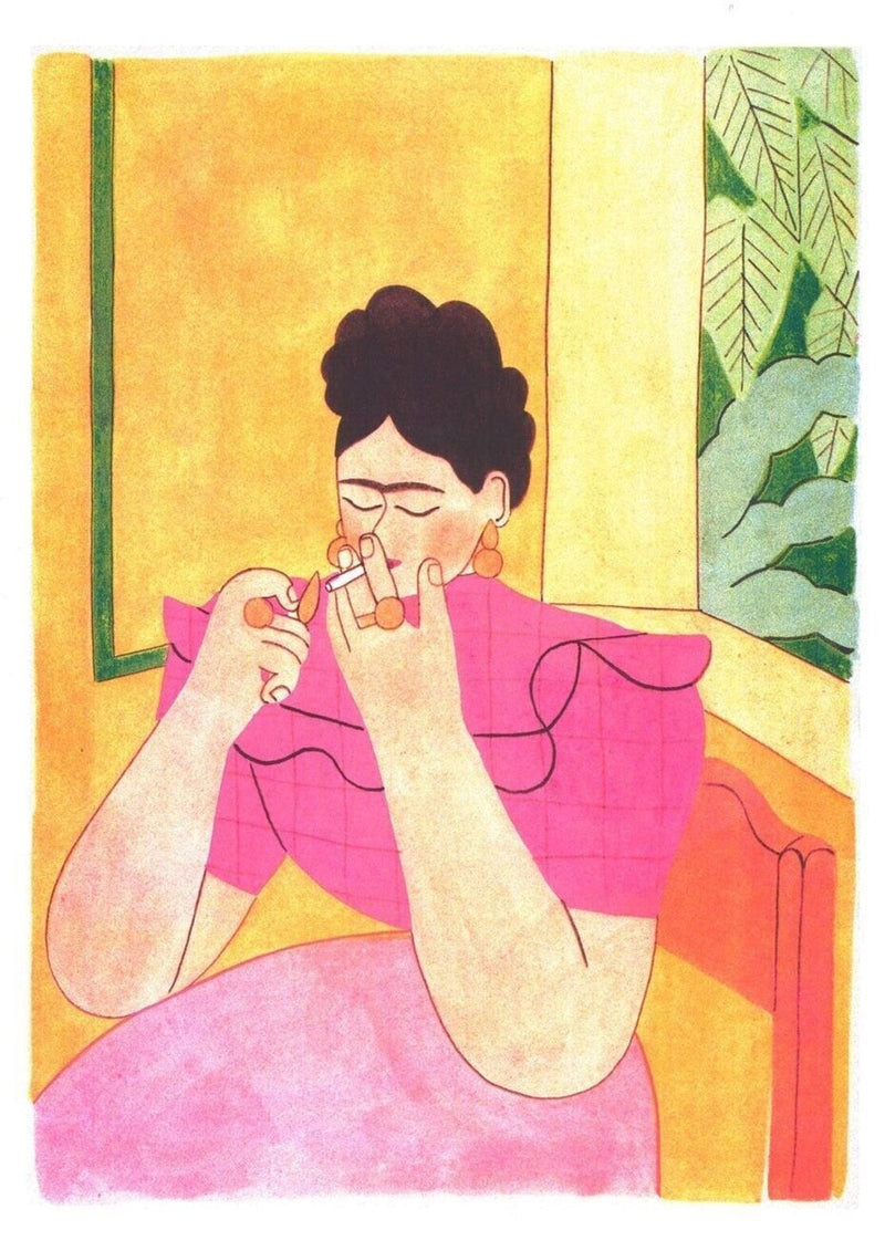 Frida Kahlo by Morgane Fadanelli for Kiblind Atelier, available at www.cuemars.com