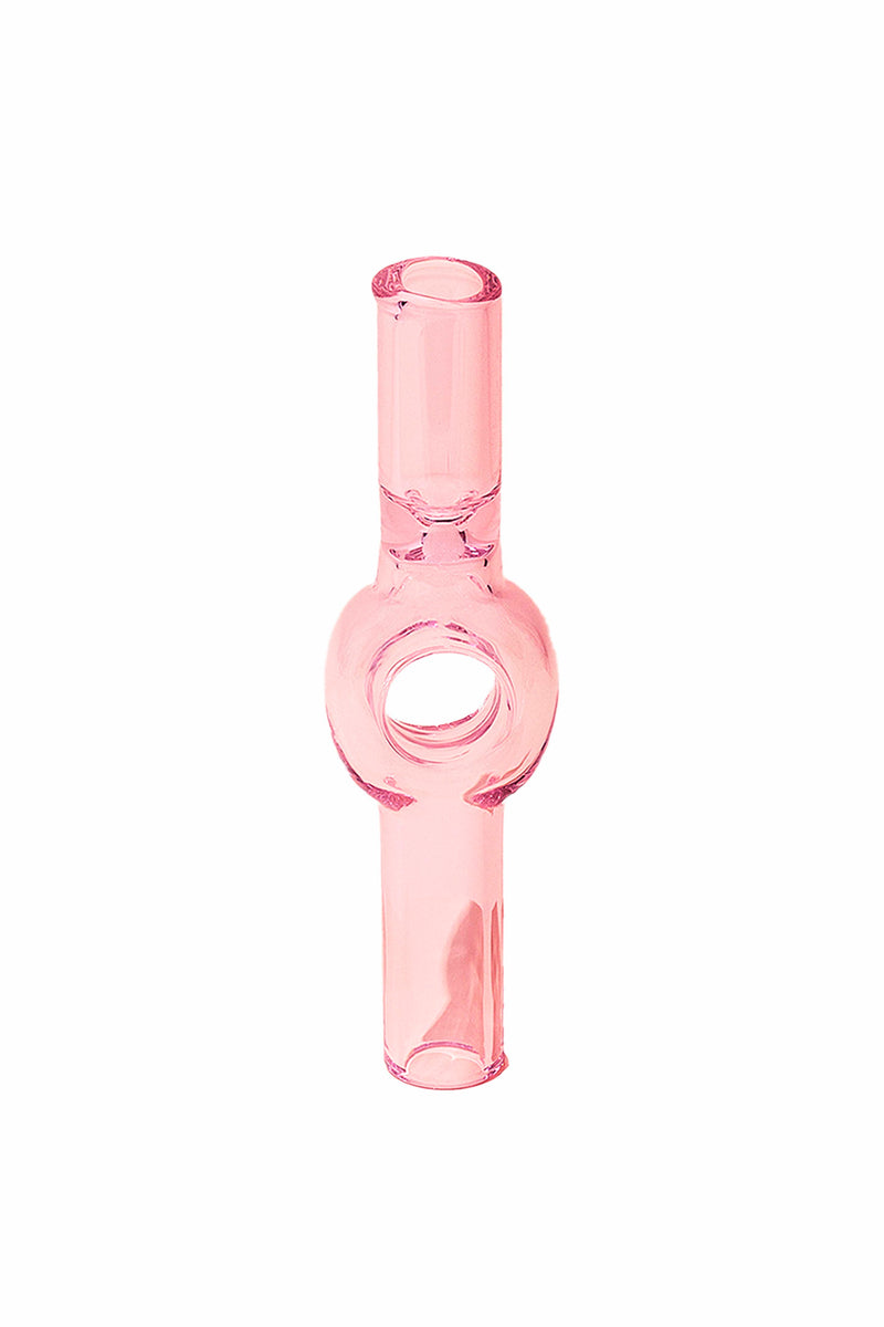 Laundry Day Glass Pipe - 'Charlotte' Pink Smoking Accessory available at Cuemars London