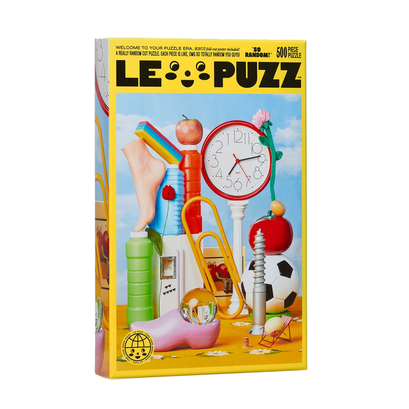 Le Puzz So Random Puzzle. Dive into quirky fun with the Le Puzz So Random 500-piece jigsaw puzzle.