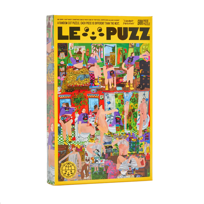 Le Puzz «Sunday Morning» 500-Piece Jigsaw Puzzle – Artful Sunday Chill