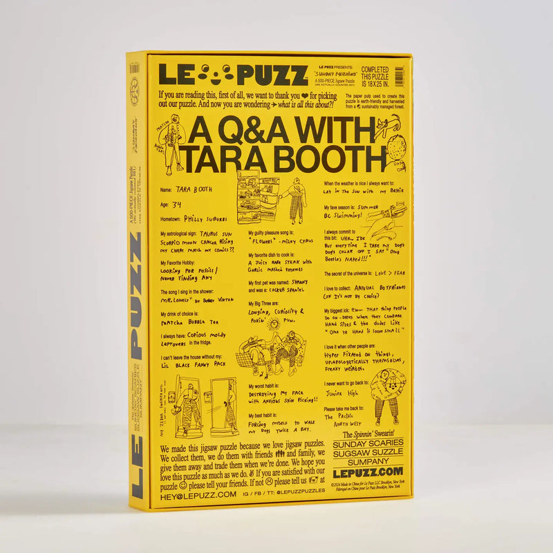 Le Puzz «Sunday Morning» 500-Piece Jigsaw Puzzle – Artful Sunday Chill