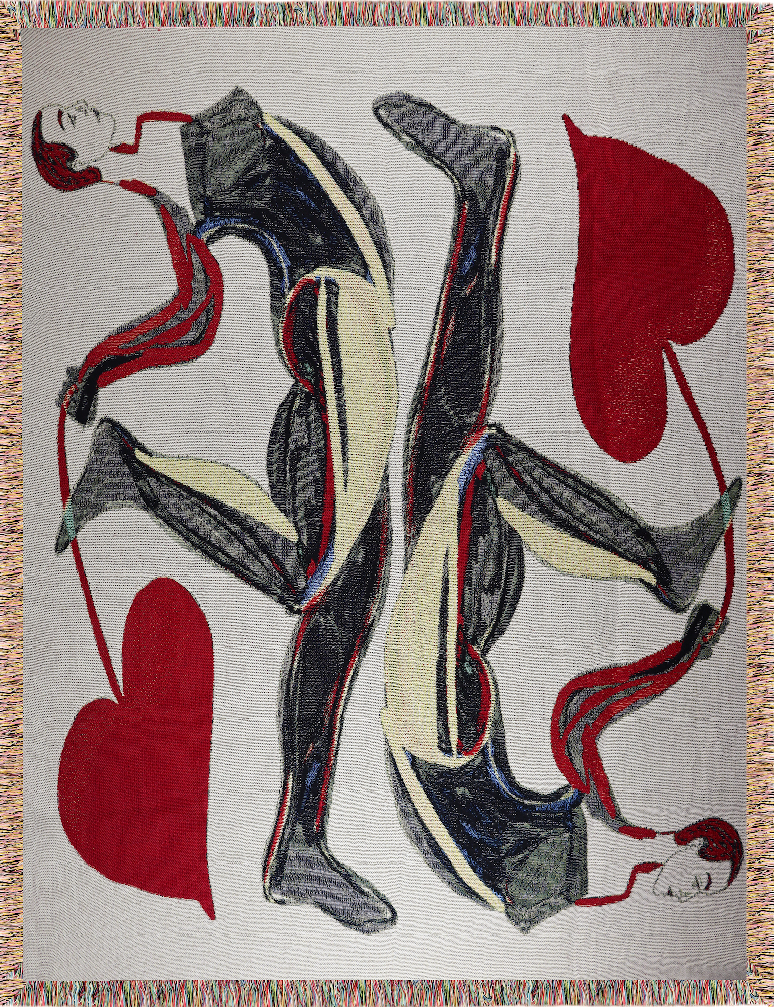 Queen of Hearts Woven Throw