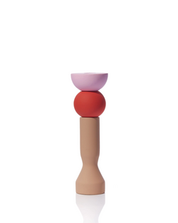 Pastel colours ceramic candle holder by British brand Maegen, available at www.cuemars.com