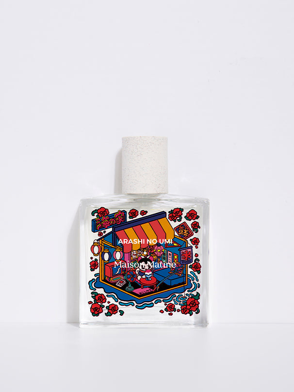 Perfume bottle by Maison Matine available at www.cuemars.ciom Arashi No Umi