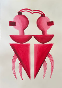 margiana-my-siamese-mind-red-original-charlotte-denise-paulette-martin