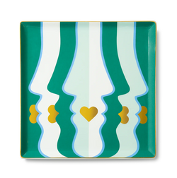 Colourful contemporary Ceramic Tray Beso designed by Octaevo in Barcelona, available at www.cuemars.com in London