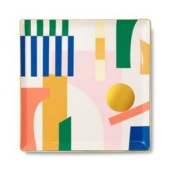 Colourful contemporary Ceramic Tray emporio designed by Octaevo in Barcelona, available at www.cuemars.com in London
